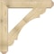 Ekena Millwork Olympic Craftsman Rough Sawn Bracket w/ Offset Brace, Douglas Fir, 8"W x 42"D x 42"H BKT0806X42X42OLY04RDF - alternate 2